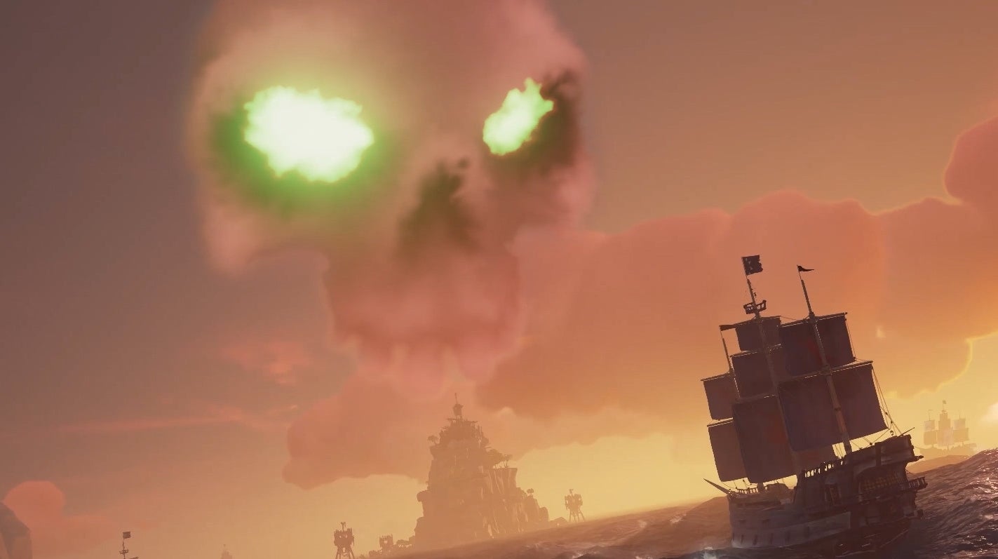 Sea of Thieves Skeleton Forts Skull Clouds, Stronghold Keys and